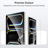 Husa de protectie tableta Blueo HD Tempered Glass compatibil cu iPad 10 (2022) 10.9, Transparent