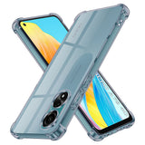 Husa de protectie Techsuit Shockproof Clear Silicone compatibil cu Oppo A78 4G, Gri