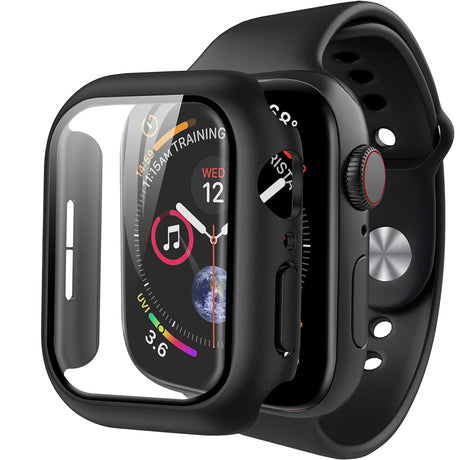 Accesoriu smartwatch ANANK Screen Guard compatibil cu Apple Watch 7 45mm, Negru