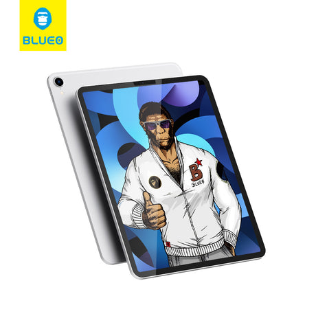 Husa de protectie tableta Blueo Anti-Blue Tempered Glass compatibil cu iPad Air 11 (2024), Transparent