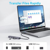Hub/Dock Anker Docking Station (A8357HA0), 5-in-1, USB-C, 2x USB 2.0, 1x USB 3.0, 4K HDMI, 5Gbps, 90W, Negru