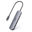 Hub/Dock Anker Docking Station (A8357HA0), 5-in-1, USB-C, 2x USB 2.0, 1x USB 3.0, 4K HDMI, 5Gbps, 90W, Negru