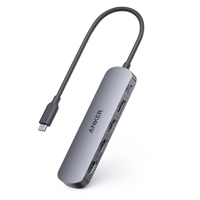 Hub/Dock Anker Docking Station (A8357HA0), 5-in-1, USB-C, 2x USB 2.0, 1x USB 3.0, 4K HDMI, 5Gbps, 90W, Negru