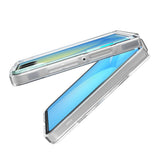 Husa de protectie Spigen Air Skin MagSafe (ACS09556) compatibil cu Samsung Galaxy Z Flip7, Crystal Clear / Alb