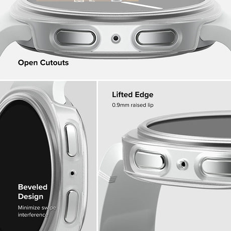 Husa de protectie smartwatch Ringke (set de 2) Slim Case compatibil cu Samsung Galaxy Watch8 40mm, Transparent / Alpine Clear