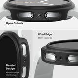 Husa de protectie smartwatch Ringke (set de 2) Slim Case compatibil cu Samsung Galaxy Watch8 44mm, Transparent / Matte Black