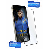 Folie de protectie Blueo Crystal Anti-Scratch Glass with Applicator compatibil cu iPhone 15 Pro Max, Negru