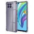 Husa de protectie Techsuit Shockproof Clear Silicone compatibil cu Oppo Reno4 Lite, Negru Fumuriu