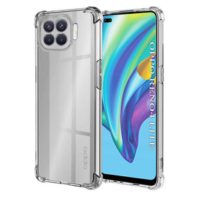 Husa de protectie Techsuit Shockproof Clear Silicone compatibil cu Oppo Reno4 Lite, Transparent