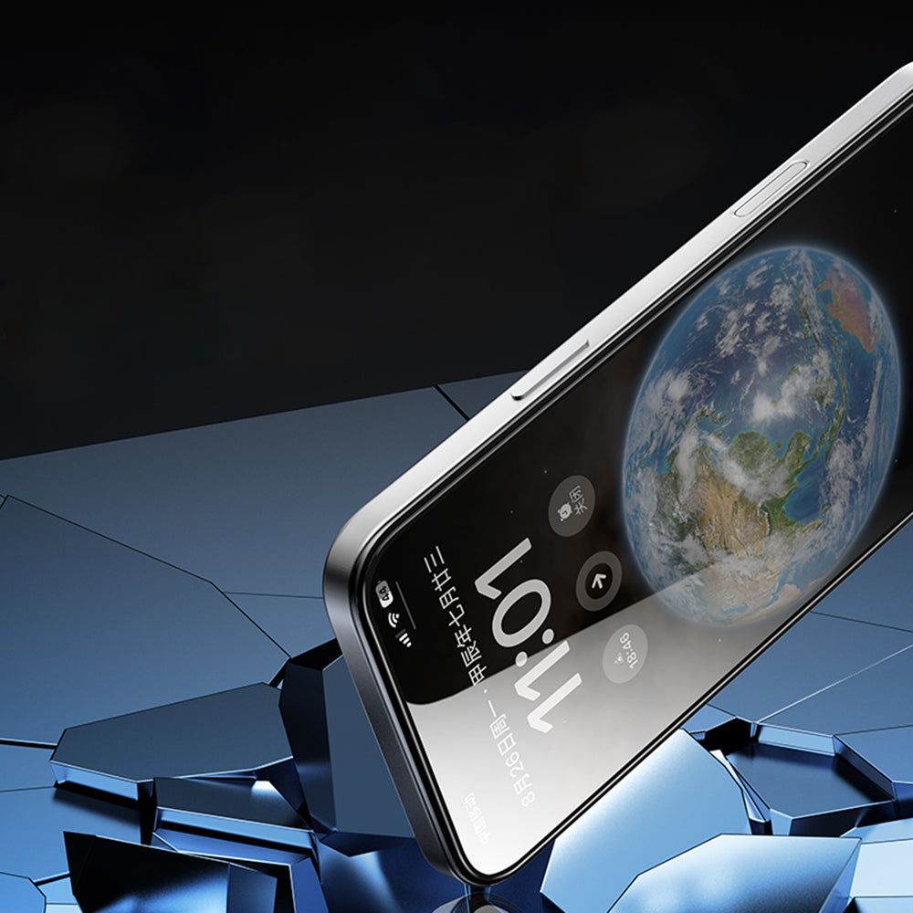 Folie de protectie Blueo 2.5D Silk Full Cover HD Glass (set de 5) compatibil cu iPhone XR, Negru
