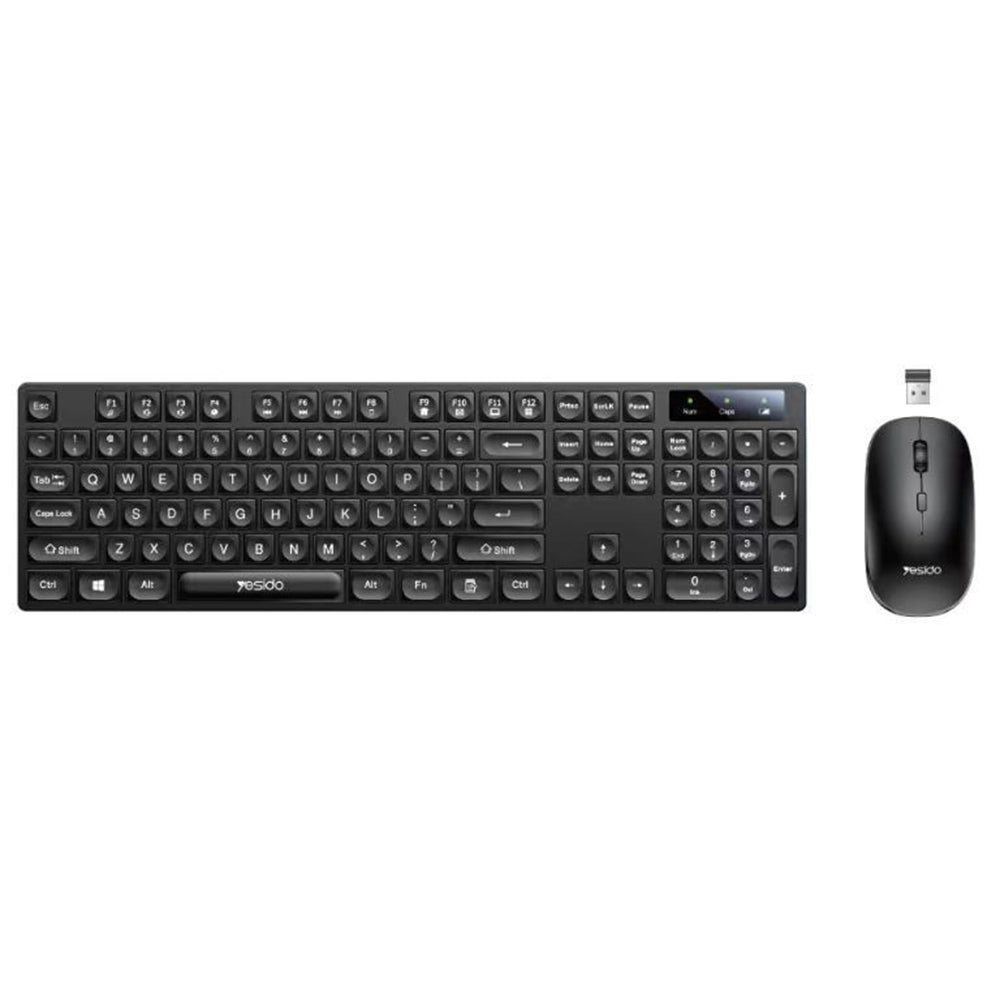 Tastatura si Mouse Yesido (KB42), 2.4GHz, 1000DPI, Negru