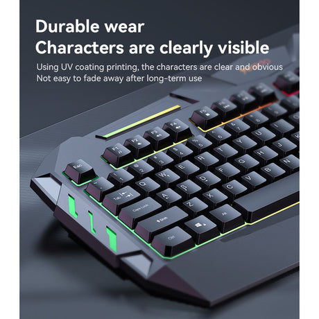 Tastatura Mecanica Yesido (KB21), 104 Taste, RGB, Negru