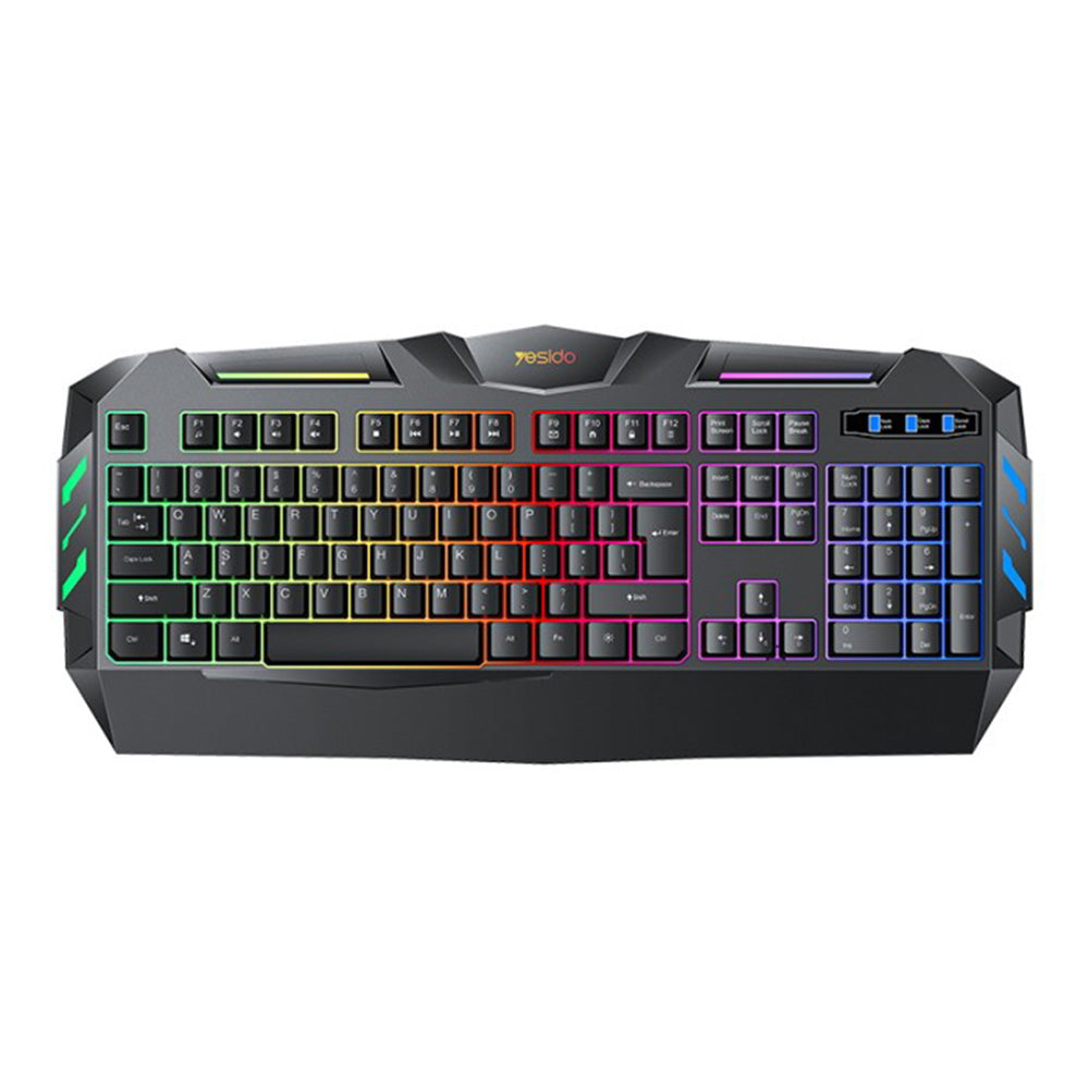 Tastatura Mecanica Yesido (KB21), 104 Taste, RGB, Negru