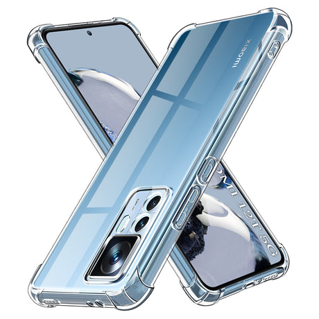 Husa de protectie Techsuit Shockproof Clear Silicone compatibil cu Xiaomi 12T / 12T Pro, Transparent