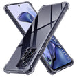 Husa de protectie Techsuit Shockproof Clear Silicone compatibil cu Xiaomi 11T / 11T Pro, Negru Fumuriu