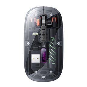 Tastatura/Mouse Yesido Wireless Mouse (KB29), Type-C, BT+ 2.4G Connection, 800/1200/1600DPI, 400mAh, Negru