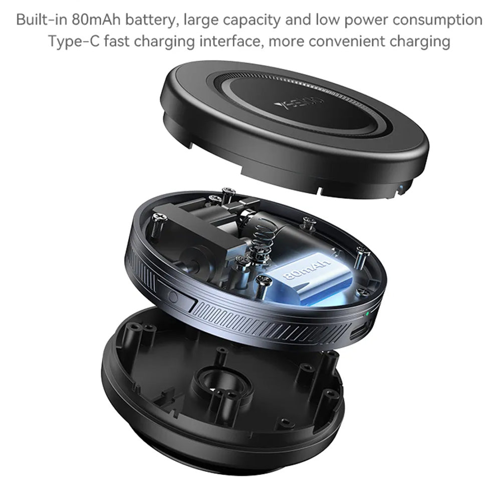 Suport Yesido (C223), for Display, Electric Vacuum Lock, USB-C, Small, Negru