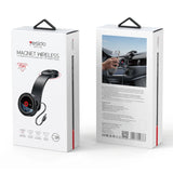 Suport Yesido with Wireless Charging (C314), for Dashboard, with Retractable Cable, Type-C, N52 Magnets, 15W, Negru