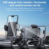 Suport Yesido with Wireless Charging (C312), for Air Vent, Automatic Clip, Smart Induction, 15W, 4.7 - , Negru