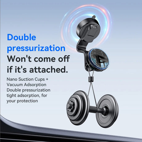Suport Yesido with Wireless Charging (C311), for Dash, Semiconductor, Powerful Cooling, 2x Ambient Lights, 15W, Negru