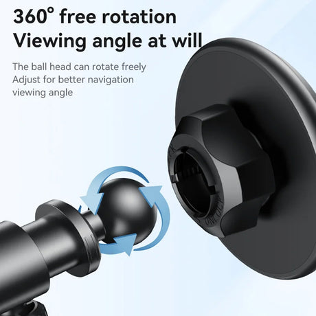 Suport Yesido (C269), Magnetic, for Dashboard, Bionic Suction Cup, Telescopic Arm, 360, Universal, Negru