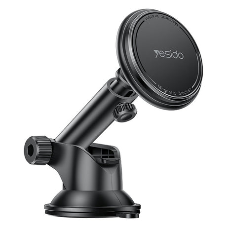 Suport Yesido (C269), Magnetic, for Dashboard, Bionic Suction Cup, Telescopic Arm, 360, Universal, Negru