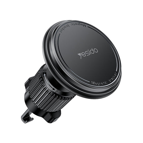 Suport Yesido (C252), Magnetic, for Air Vent, 360°, Barb Lock, Widely Compatible, Negru