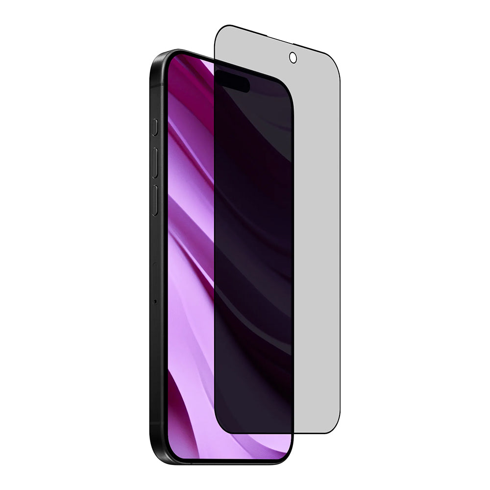 Folie de protectie ANANK 2.5D 2X Reinforced Privacy with Installation Box compatibil cu iPhone 15 Pro Max, Negru