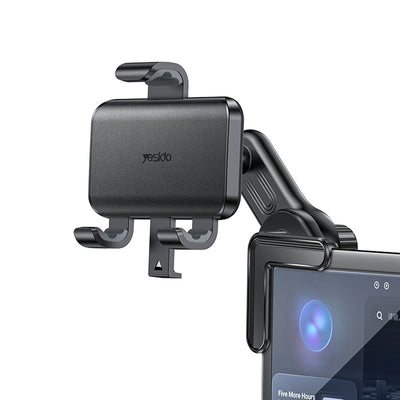 Suport Auto Yesido (C250), 360°, Prindere Snap-on, Negru