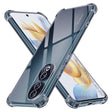 Husa de protectie Techsuit Shockproof Clear Silicone compatibil cu Honor 90, Negru Fumuriu