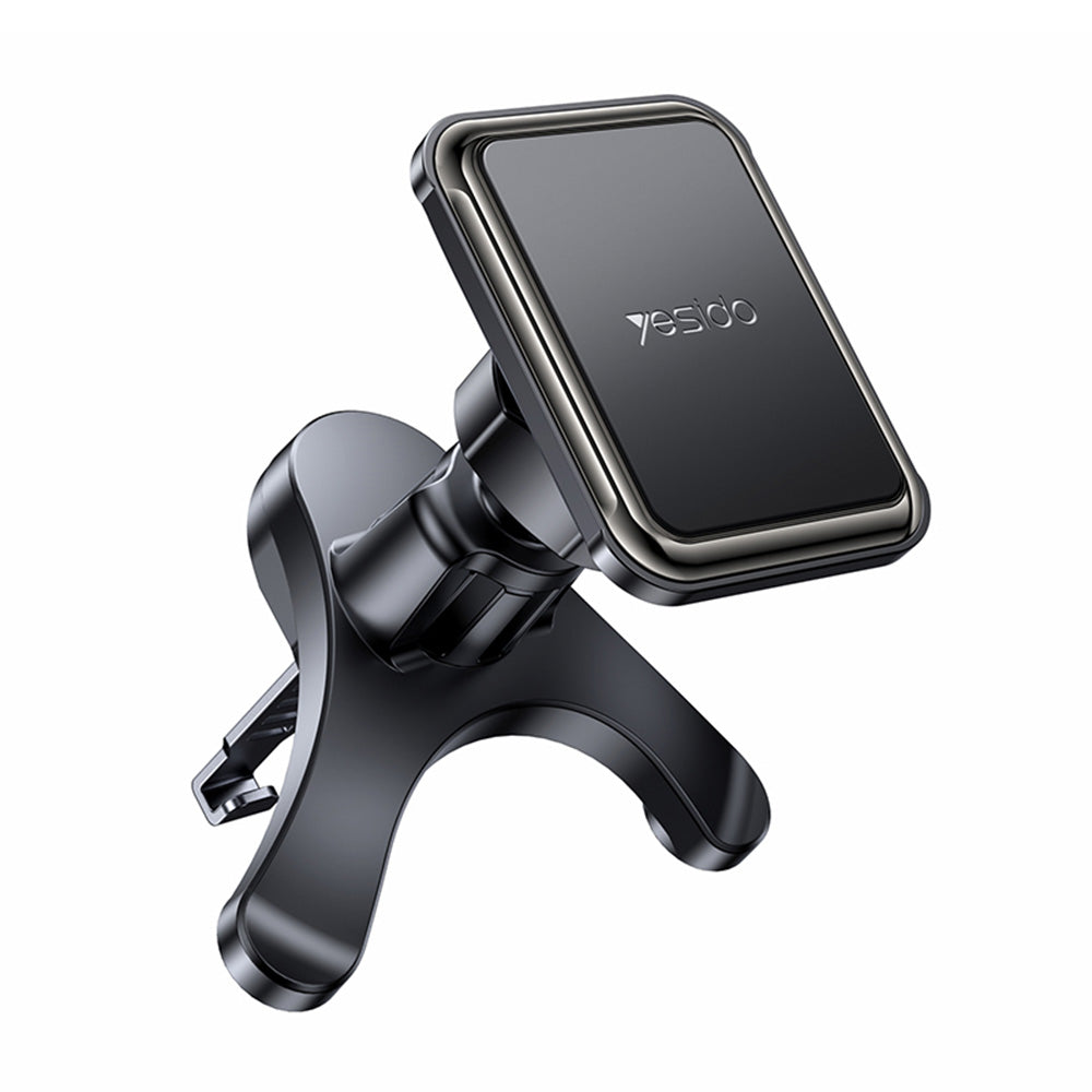 Suport Yesido (C246), Magnetic, for Air Vent, Upgraded Clip, Free Rotating Angle, Negru