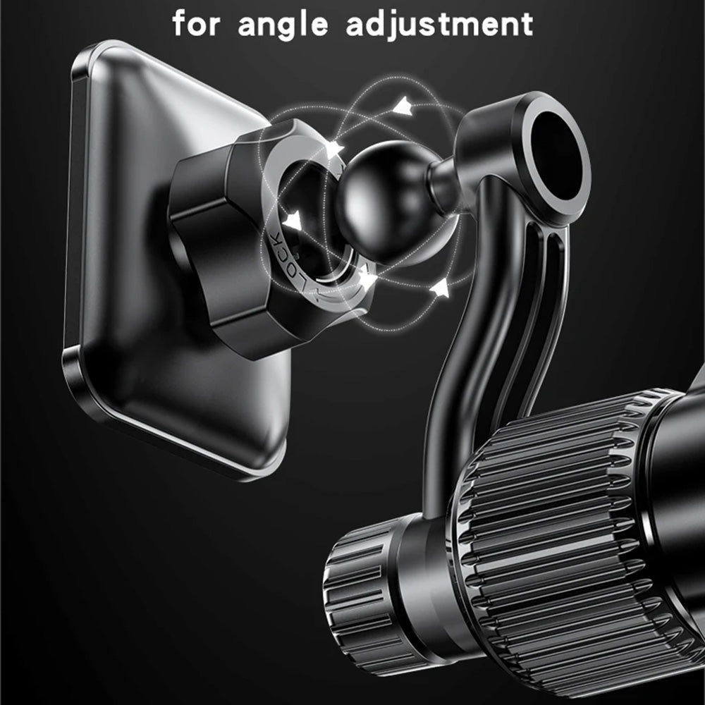 Suport Yesido (C244), Magnetic, for Air Vent, Upgraded Clip, Free Rotating Angle, N42 Magnets, Negru