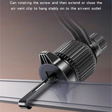 Suport Yesido (C244), Magnetic, for Air Vent, Upgraded Clip, Free Rotating Angle, N42 Magnets, Negru