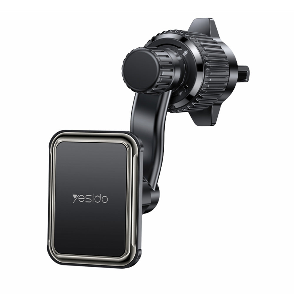 Suport Yesido (C244), Magnetic, for Air Vent, Upgraded Clip, Free Rotating Angle, N42 Magnets, Negru