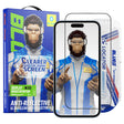 Folie de protectie Blueo Anti-Reflective HD Glass with Applicator Pro compatibil cu iPhone 14 Pro Max, Negru