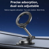 Suport Yesido (C218), Magnetic, for Dashboard, Dual-axis Design, Compatible with MagSafe, Negru