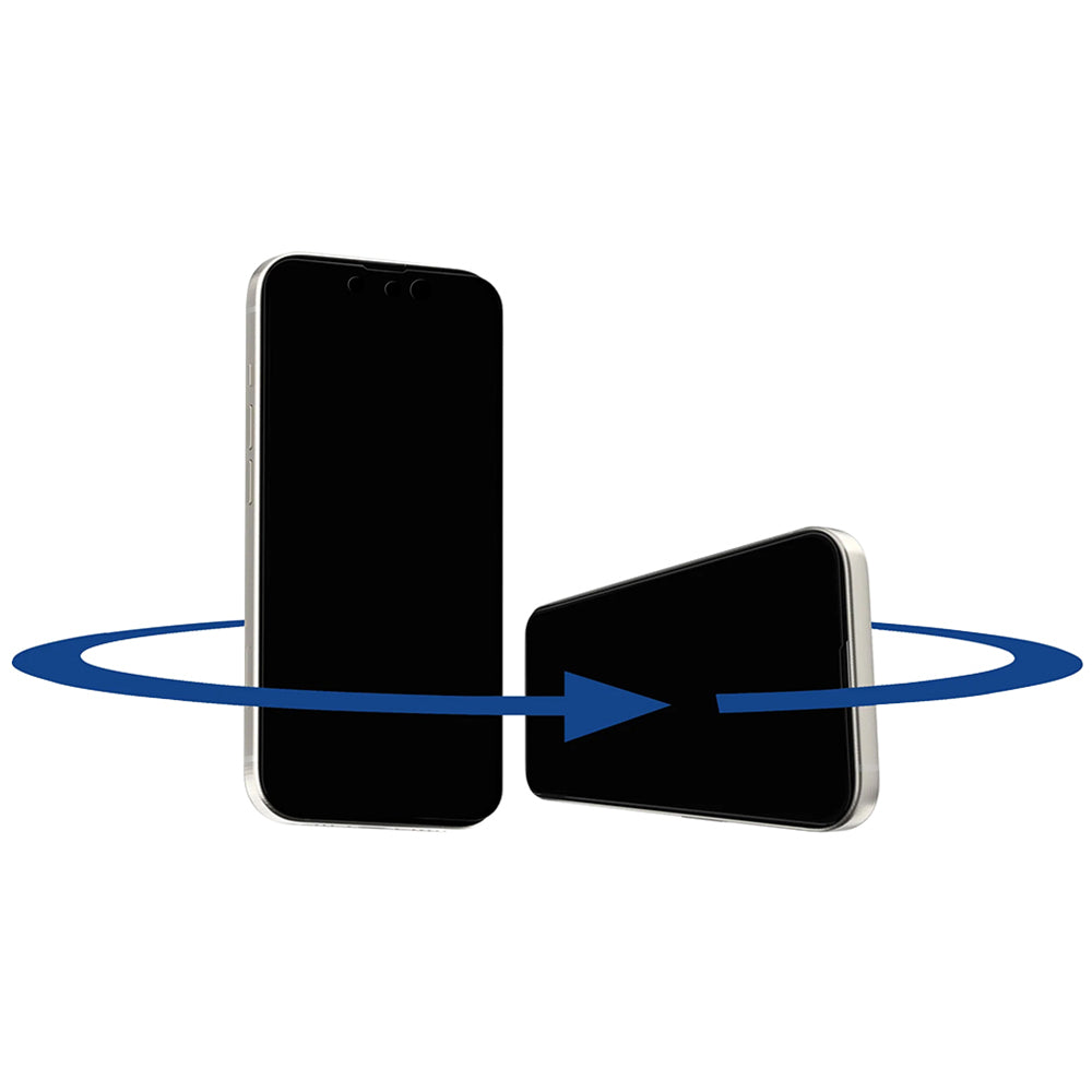Folie de protectie ANANK 2.5D 360° Privacy compatibil cu iPhone 14, Negru