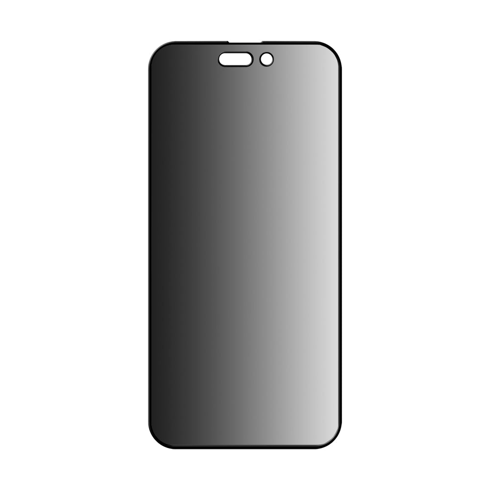 Folie de protectie ANANK 2.5D 360° Privacy compatibil cu iPhone 15 Pro Max, Negru