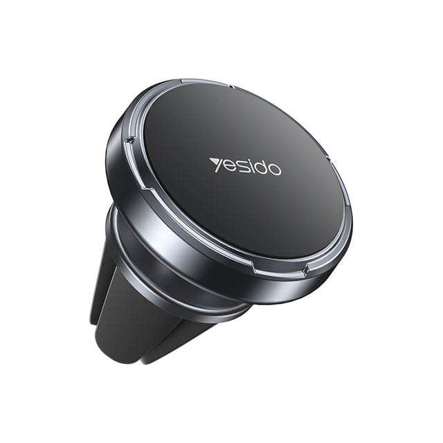 Suport Yesido Mini (C214), Magnetic, for Air Vent, Free Rotation, Zinc Alloy, Non-slip, Universal, Negru