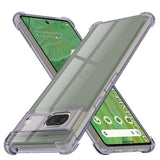 Husa de protectie Techsuit Shockproof Clear Silicone compatibil cu Google Pixel 7, Negru Fumuriu