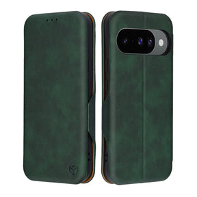 Husa de protectie Techsuit Safe Wallet Plus compatibil cu Google Pixel 10 / 10 Pro, Verde