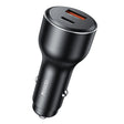 Incarcator Yesido Car (Y65), Dual-Port USB-A + Type-C, PD100W, Aluminum Alloy, Super Fast Charging, Negru