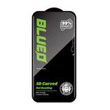 Folie de protectie Blueo 3D Full Display Curved Edge HD Glass compatibil cu iPhone 16 Pro, Negru