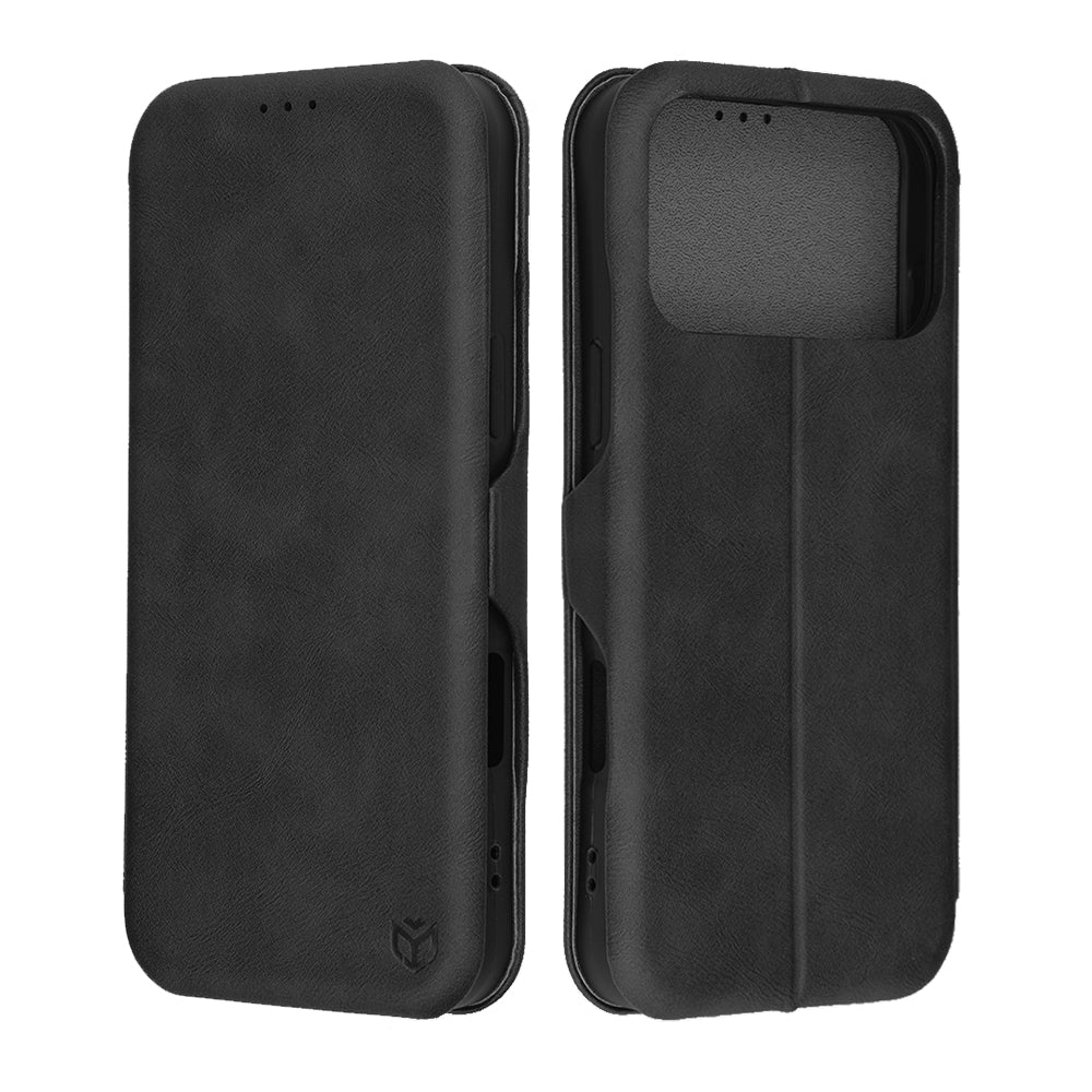 Husa de protectie Techsuit Safe Wallet Plus compatibil cu iPhone 17 Pro, Negru