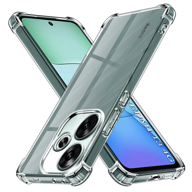 Husa de protectie Techsuit Shockproof Clear Silicone compatibil cu Xiaomi Redmi 13 / Poco M6 4G, Transparent