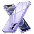 Husa de protectie Techsuit Shockproof Clear Silicone compatibil cu iPhone 12, Transparent