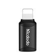 Adaptor Mcdodo OTG Adapter (OT-7680), Type-C to Lightning, Aluminium Alloy, Charging & Data Sync, 3A, Negru