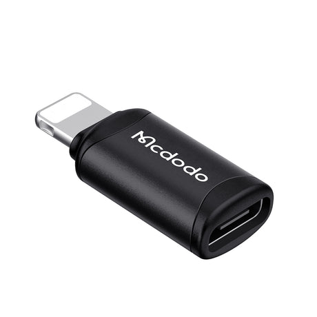 Adaptor Mcdodo OTG Adapter (OT-7680), Type-C to Lightning, Aluminium Alloy, Charging & Data Sync, 3A, Negru