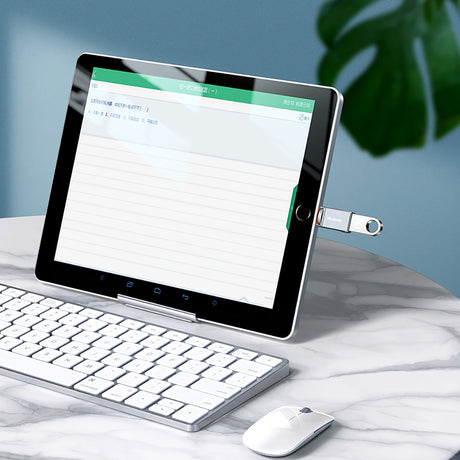 Adaptor Mcdodo OTG Adapter (OT-8730), USB to Type-C, Zinc Alloy, 5.0Gbps, Gri Inchis