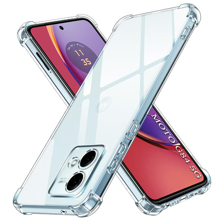 Husa de protectie Techsuit Shockproof Clear Silicone compatibil cu Motorola Moto G84, Transparent